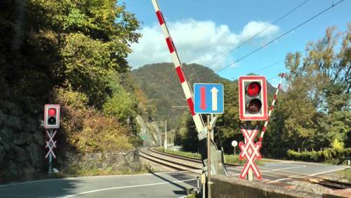 Railway crossing system